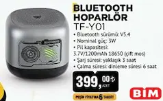 TRANSFORMERS TF-Y01 BLUETOOTH HOPARLÖR